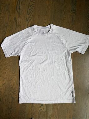 Head White Short Sleeve Athletic Tee